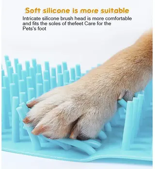 Labă De Câine Curat Blând Moale De Silicon Portabil De Companie Picior Șaibă Cupă Laba Perie Curata Repede Mașină De Spălat Pisica Murdar Picior Perie De Curățare