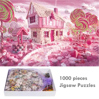2020 DIY 1000 Piese Puzzle Jocuri de Puzzle Educative Jucarii Asamblarea Imagine Peisaj Puzzle-uri Pentru Adulți, Copii Cadouri