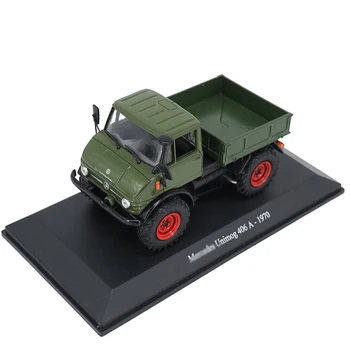 Mare simulare Scara 1/43 Aliaj Unimog 406A 1970 Camion Turnate Model de Vehicul Mașină de Jucărie De Colecție Cadou Copii