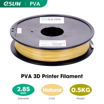 ESUN Apă Solubil PVA cu Incandescență 2.85 mm Imprimantă 3D PVA cu Incandescență 0,5 KG 1,1 KG de Imprimare 3D cu Filament de Sprijin Material pentru Imprimantă 3D
