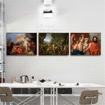 Decorative de perete poster pentru camera de zi Imprimate panza poster,Jacques Louis David,Catedrala Notre Dame,Decor Acasă,Panza Pictura