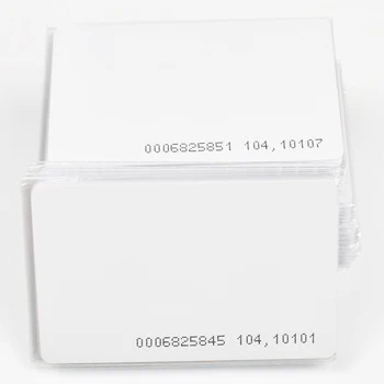 500pcs/lot de Carduri Inteligente Carduri de Proximitate RFID 125KHZ EM4100 TK4100 RFID TAG Carte de IDENTITATE pentru Control Acces pontaj