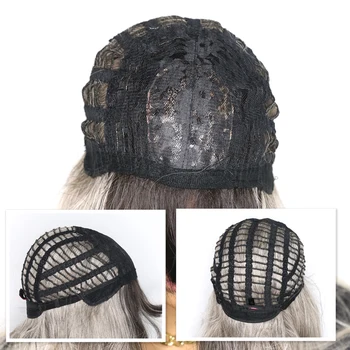 Sivir Sintetice peruca de Păr cărare pe Mijloc Peruci Pentru femeile Naturale, cu Părul Ridicat Temperatura Fibre Lungi Val Peruci cosplay