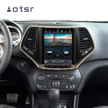 Navigatie GPS Android 8.1 4GB RAM Tesla stil Auto Pentru JEEP Cherokee-2019 unitate cap player auto Multimedia cu android video auto