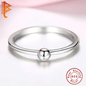 Design unic Argint cu Balonul Rotund pentru Totdeauna Inele pentru Femei Fata de Nunta, Logodna Autentic Argint 925 Inele Bijuterii Cadou
