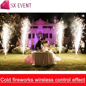De la distanță 9V focuri de Artificii Mașină Scânteie Fântâna Rece, Efecte Pirotehnice pentru Eveniment Nunta Spectacol de Artificii