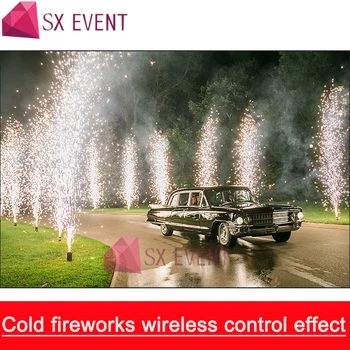 De la distanță 9V focuri de Artificii Mașină Scânteie Fântâna Rece, Efecte Pirotehnice pentru Eveniment Nunta Spectacol de Artificii