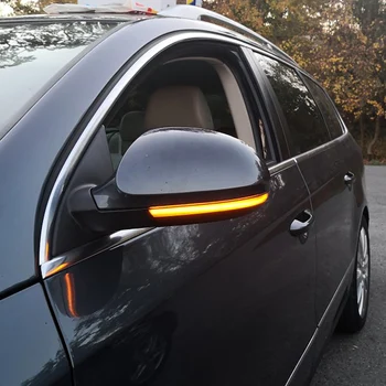 Black Dynamic Semnalizare Semnalizare LED Pentru VW GOLF 5 GTI Varianta Jetta MK5 Passat B5.5 B6 Plus GT Sharan EOS Superbă Oglindă lumina