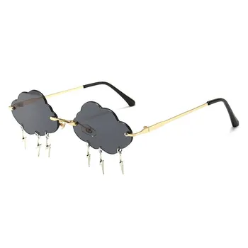 CRSD 2020 Moda fără ramă Nori ochelari de Soare Vintage Steampunk ochelari de Soare Fara rama Punk Ochelari Nuante de Stil de Stradă Oculos