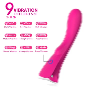 VATINE 9 Viteze Mari Dildo Vibrator punctul G Bagheta Magica Jucarii Sexuale pentru Femei de sex Feminin Masturbator Produse pentru Sex