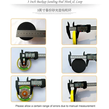 3 Inch Șlefuire Rezervă Tampon de Slefuit Suport Pad pentru Cârlig & Bucla de Șlefuire Discuri M8 Fir de Scule electrice Accesorii
