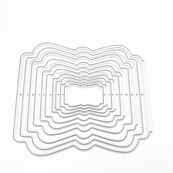 Multistrat pătrat de Metal de Tăiere Moare Scrapbooking Album Foto Relief Hârtie de Luare de Card Decor Mor Nouveau Arrivage 2020 Nou