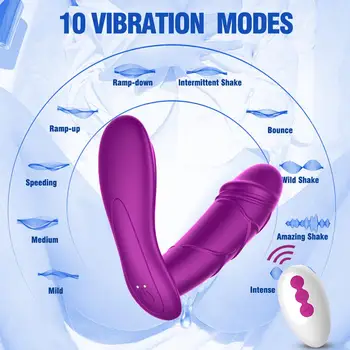 Telescopic Portabil Vibrator Vibrator Vibrator Chilotei Vaginal Masaj De Control De La Distanță G Spot Stimulator Clitoris Jucarii Sexuale Pentru Femei