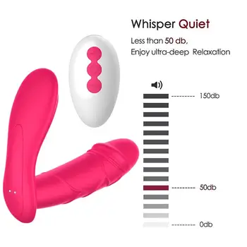 Telescopic Portabil Vibrator Vibrator Vibrator Chilotei Vaginal Masaj De Control De La Distanță G Spot Stimulator Clitoris Jucarii Sexuale Pentru Femei