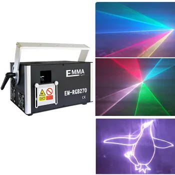 Pro 5w 5000mW Laser RGB Iluminat DMX512 ILDA Cu ishow Software-ul de la card sd 30K-40k