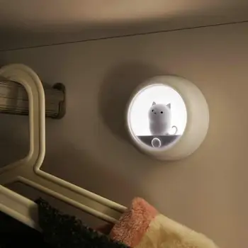 Lampa de noapte pentru Copii Mișcare Senzor de Lumină Toaletă Iluminat cu Led-uri Detector de Mișcare Veioza Copil USB Reîncărcabilă Lumina de Noapte