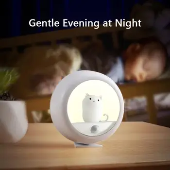 Lampa de noapte pentru Copii Mișcare Senzor de Lumină Toaletă Iluminat cu Led-uri Detector de Mișcare Veioza Copil USB Reîncărcabilă Lumina de Noapte