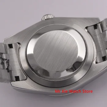 Bliger 40mm Automat Mechanical Ceas Barbati Brand de Lux Luminos rezistent la apa de Sticlă de Safir, carcasa din Otel Inoxidabil Bărbați Ceas