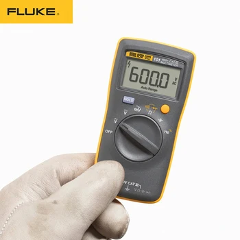 Fluke 101 Mini Multimetru Digital auto gama pentru AC/DC Tensiune de Rezistență Capacitate Frecvența ciclului de tester