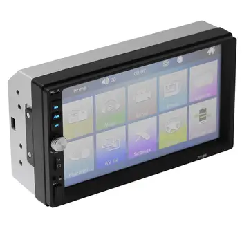 7 Inch 2 DIN cu Bluetooth In Bord Ecran Tactil HD Video Auto Radio FM Stereo Player Suport Oglinda Link-ul de Aux In / Spate Vedere aparat de Fotografiat