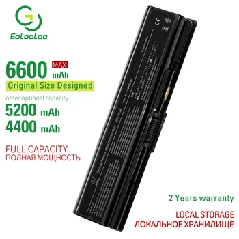 Golooloo 6 celule baterie de laptop pentru Toshiba PA3534U-1BRS PA3727U-1BRS PABAS098 PABAS174 Satellite A200 A215 A300 A300D A305