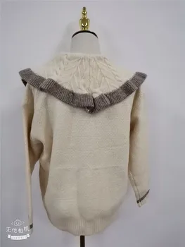 2020 femei pulover coreea Maneca Lunga Single-Breasted Cardigan Feminin Solid Pulovere Sueter Mujer haine tricotate