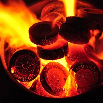 100buc/cutie de Lamaie cu Aroma de Narghilea Narghilea Cărbune Rapid-iluminat Arderea Carbonului Chiar de Lungă Durată cu Aromă mai Puțin de Cenușă