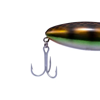 Hunthouse pike creion nada de pescuit de apă dulce atrage 130mm 32g top apa de mare zornaitoare minge de zgomot pentru bass