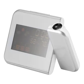 Multi Function Digitale Ceasuri De Alarmă Culoare Ecran Desktop Clock Display Temp Calendar Data De Proiecție Pentru Cadou Și Decor Acasă