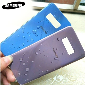 Samsung Original Capacul din Spate de Cazuri pentru Samsung GALAXY Note8 Nota 8 N9500 N9508 SM-N950F N950F Pahar de Locuințe Instrumente Gratuite 6 culori