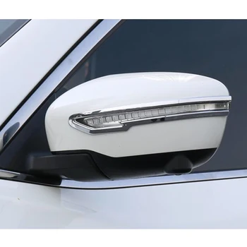 Fibra De Carbon Stil Usa Oglinzi Retrovizoare Benzi Cromate Capac Ornamental Accesorii Pentru Nissan Qashqai J11 2016 2017 2018 2019