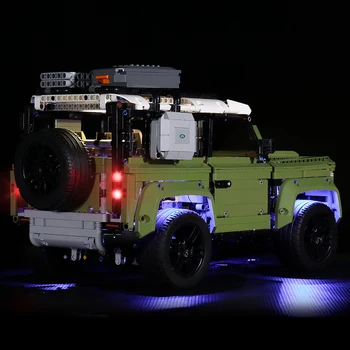 Lumina Led-uri Kit Pentru Technic Landrover Defender Vehicule de Jucărie Blocuri de Constructii Compatibile Cu lego 42110 ( Set de Iluminat Numai )
