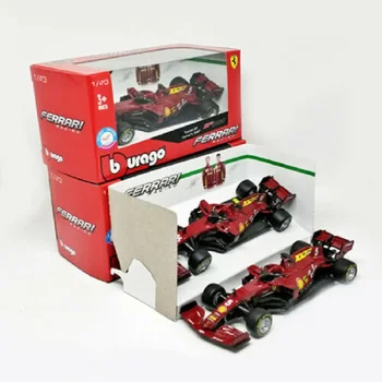 Bburago 1:43 F1 2020 Ferrari SF1000 #5 Sebastian Vettel #16 Charles Leclerc turnat sub presiune Model de Masina Noua in Cutie