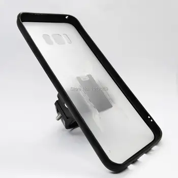 Bicicleta Ghidon Muntele Telefon Mobil Titularul Rail Mount Titularului Stand cu Grip Clip de Caz pentru Samsung Galaxy S8/S8 Plus/S9/S10/S10E