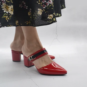 De vară 2020 nou respirabil de sex feminin pantofi cu toc înalt a subliniat non-alunecare de cizme cu toc înalt pantofi pentru femei confortabile sandale pentru femei
