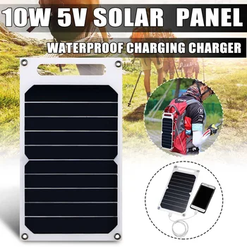 5V 10W Universal Panou Solar Lumina Slim USB de Încărcare Încărcător Portabil Putere Banca Pad DIY Pentru Telefon Iluminat Incarcator de Masina