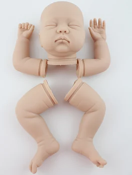 Manual DIY 22inch Renăscut Kituri Silicon Moale Gol, Baby Doll Mucegai piele de Căprioară Pânză Corpul Set Hands-On Toy