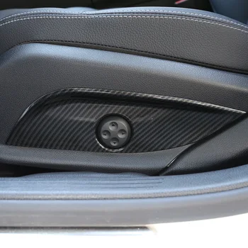 Pentru Mercedes Benz E C GLC GLS Class W212 W205 Textura Fibra de Carbon 2 buc Auto Interior Seat Reglați Panoul de comandă Buton Capac