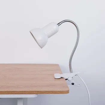 Vintage personalitate reglabil alb negru abajur birou de masă led lumina