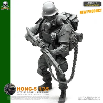 Yufan Model 1/35 Figura Armate Moderne Măturător De Stradă Rășină Soldat Model Kituri Hong-05