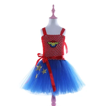 2020 Costum de Halloween Rochie de Fată Rochii de Partid pentru Copii cu Steaua Tul Rochie de Vara Copii Fete de Ziua Tinutele de la 2 la 12 ani