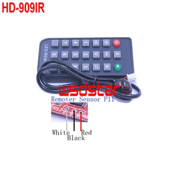 HD-909IR HUIDU IR de la distanță controler cu LED-uri Numai suport HD HUIDU Single și Dual LED-uri de culoare semn controller