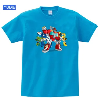 Baieti T Shirt Copii T Shirt Bondar topuri teuri Fierbinte film transformers character t shirt îmbrăcăminte T-shirt pentru copii tricou de Vara