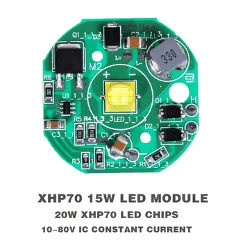 20W led-uri chip xhp70 7070 smd Chip de LED-uri bec pentru masina de lumină moto lumina DIY PCB Module 6500k Putere Mare de 12V gratuit