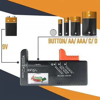93 Grile Capacitate Baterie Tester Cutie de Depozitare Transparente de Măsurare Organizator Accesorii pentru AAA AA 9V C D Baterii