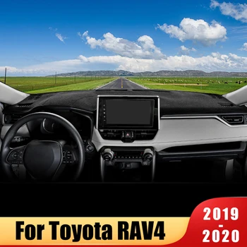 Pentru Toyota RAV4 2019 2020 tabloul de Bord Masina a Evita lumina Pad Instrument Platforma Birou Acoperi Covoare Covoare Auto Accesorii coafura