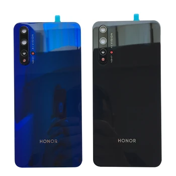 ZUCZUG Nou Pahar de Locuințe Spate Pentru Huawei Honor 20 Capac Baterie Spate Caz Cu aparat Foto+Obiectiv + Adeziv