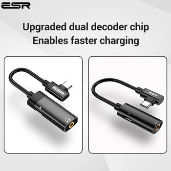 VSH Universal USB-C, Jack de Tip C, Cablu Adaptor Pentru Samsung Xiaomi Sistemul Android Telefon USB Tip-C 3.5 mm AUX Cască Converter
