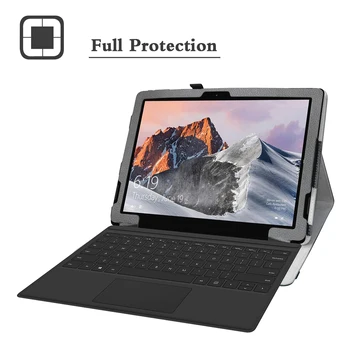 Caz De TECLAST X6 Pro 12.6 Inch 2 in 1 Laptop Tablet PC Suport Pliante PU capac din Piele cu Elastic de închidere