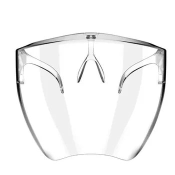 Din Plastic Transparent de Albine-dovada Ulei-splash Anti Scuipa Stropi de Siguranță de Protecție anti-Praf Masca Cu Ochelari de Titular